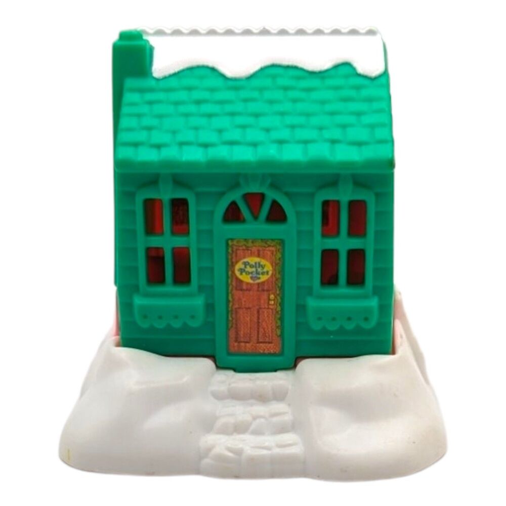 Vintage 1995 Polly Pocket McDonalds Happy Meal Bluebird Ski Lodge Chalet